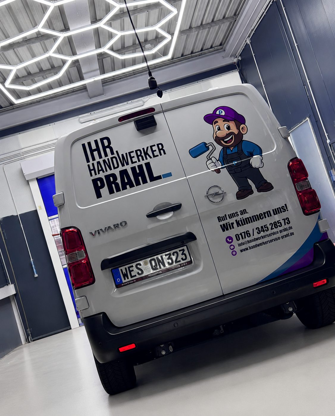 Fahrzeugbeschriftung · Handwerker Prahl