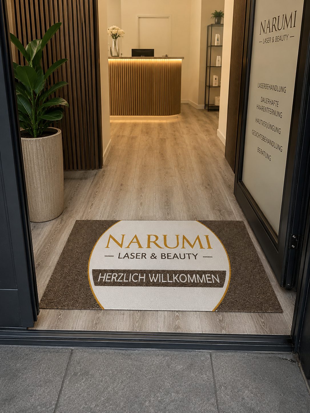 Personalisierte Fußmatte